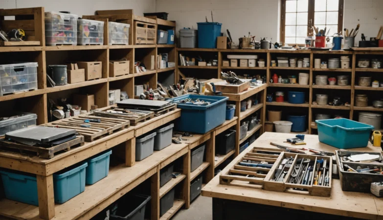Réutiliser matériaux pour bricolage